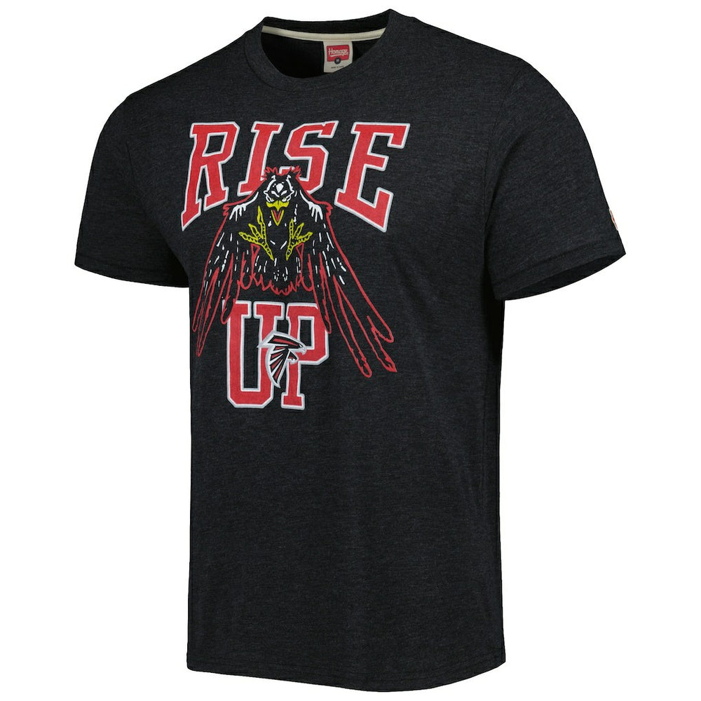 Homage Rise Up Hyper Local Tri-Blend T-Shirt - Atlanta Falcons T-shirts