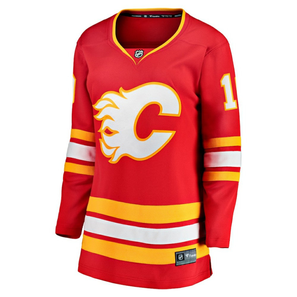 NHL Jonathan Huberdeau Calgary Flames Fanatics Women's Home Breakaway Player Jersey