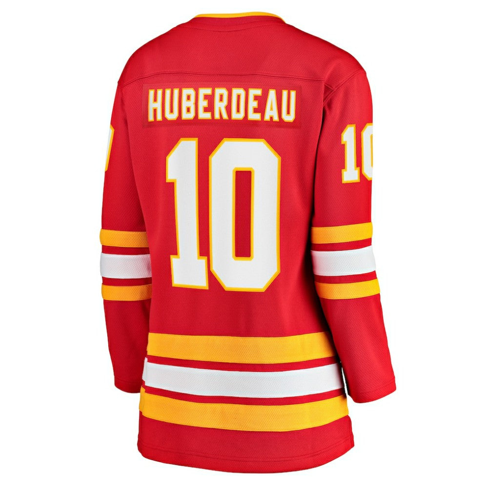 NHL Jonathan Huberdeau Calgary Flames Fanatics Women's Home Breakaway Player Jersey