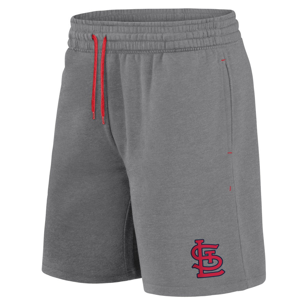 Red/Heather Gray St. Louis Cardinals Fanatics Arch T-Shirt & Shorts Combo Set