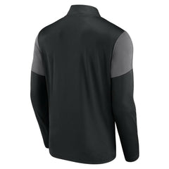 Black San Francisco Giants Fanatics Logo Quarter-Zip Top