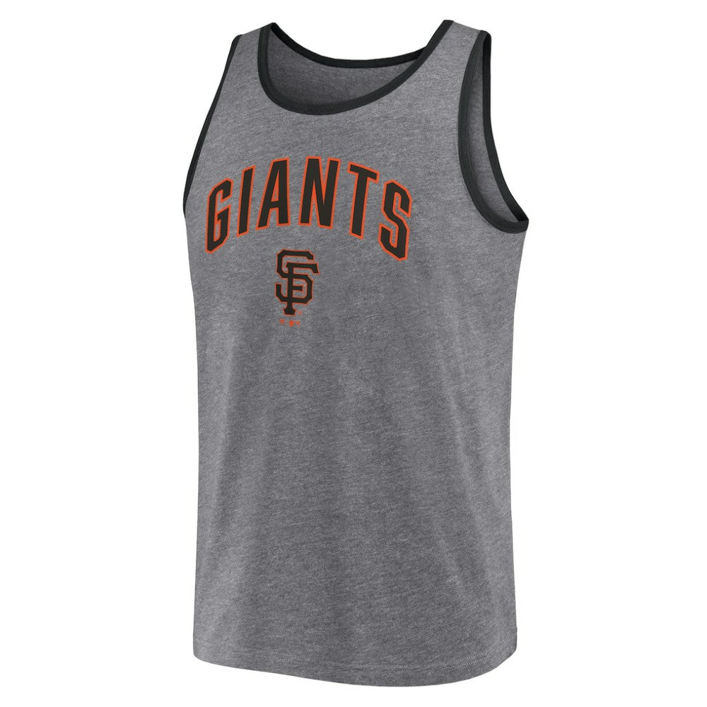 Heather Gray San Francisco Giants Fanatics Primary Tank Top