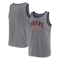 Heather Gray Detroit Tigers Fanatics Primary Tank Top