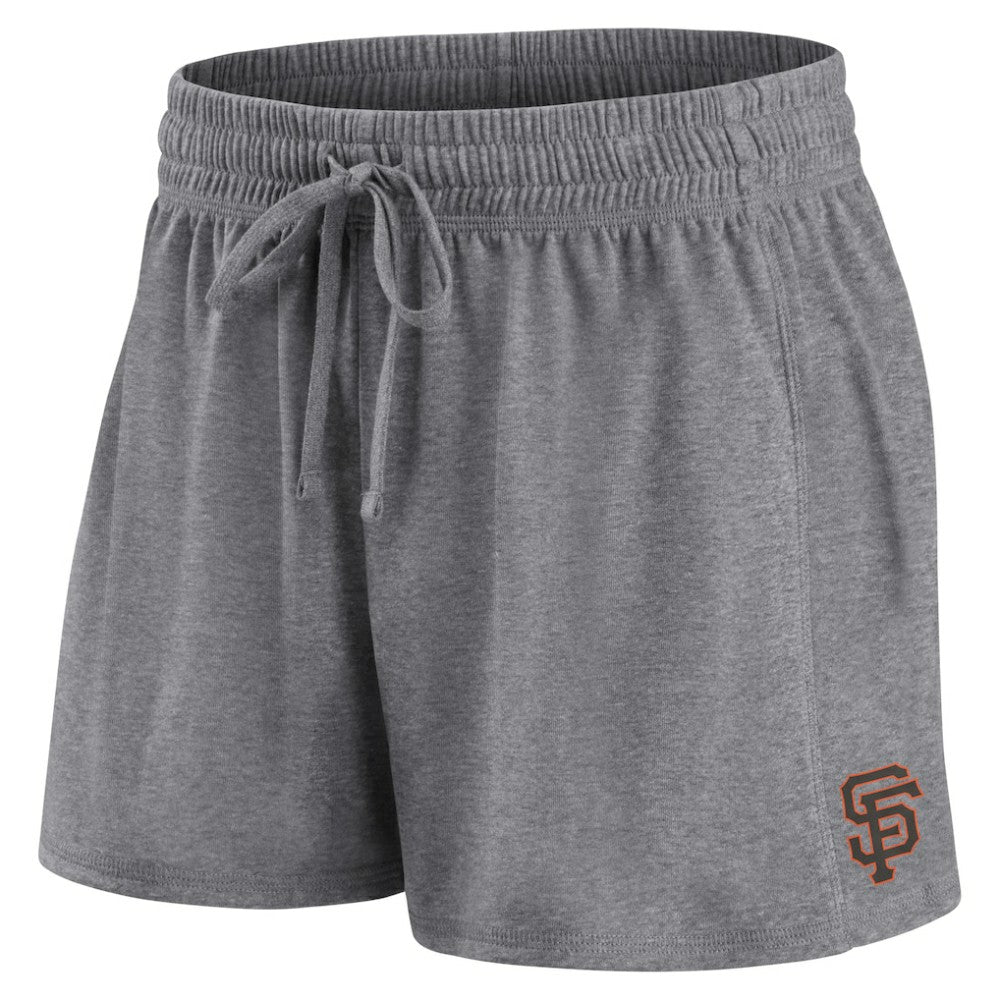 Black/Gray San Francisco Giants Fanatics Women's Script T-Shirt & Shorts Combo Set