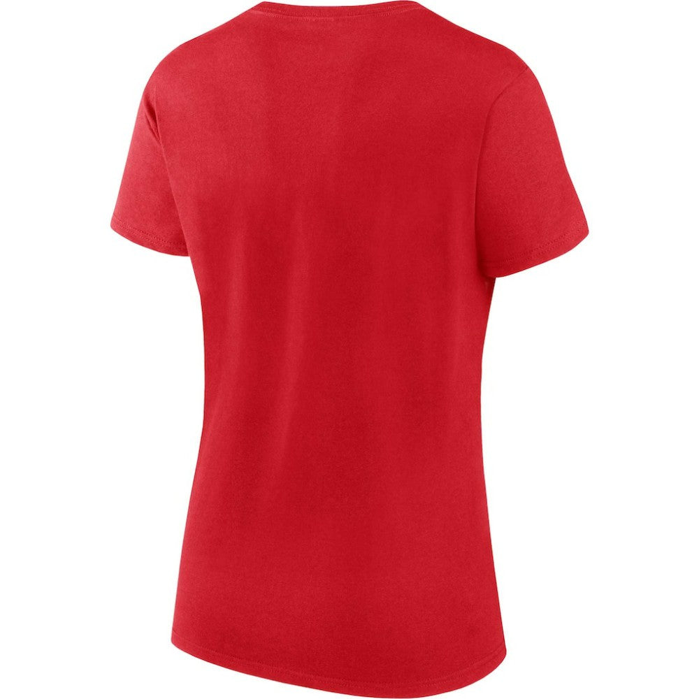 Red/Gray St. Louis Cardinals Fanatics Women's Script T-Shirt & Shorts Combo Set