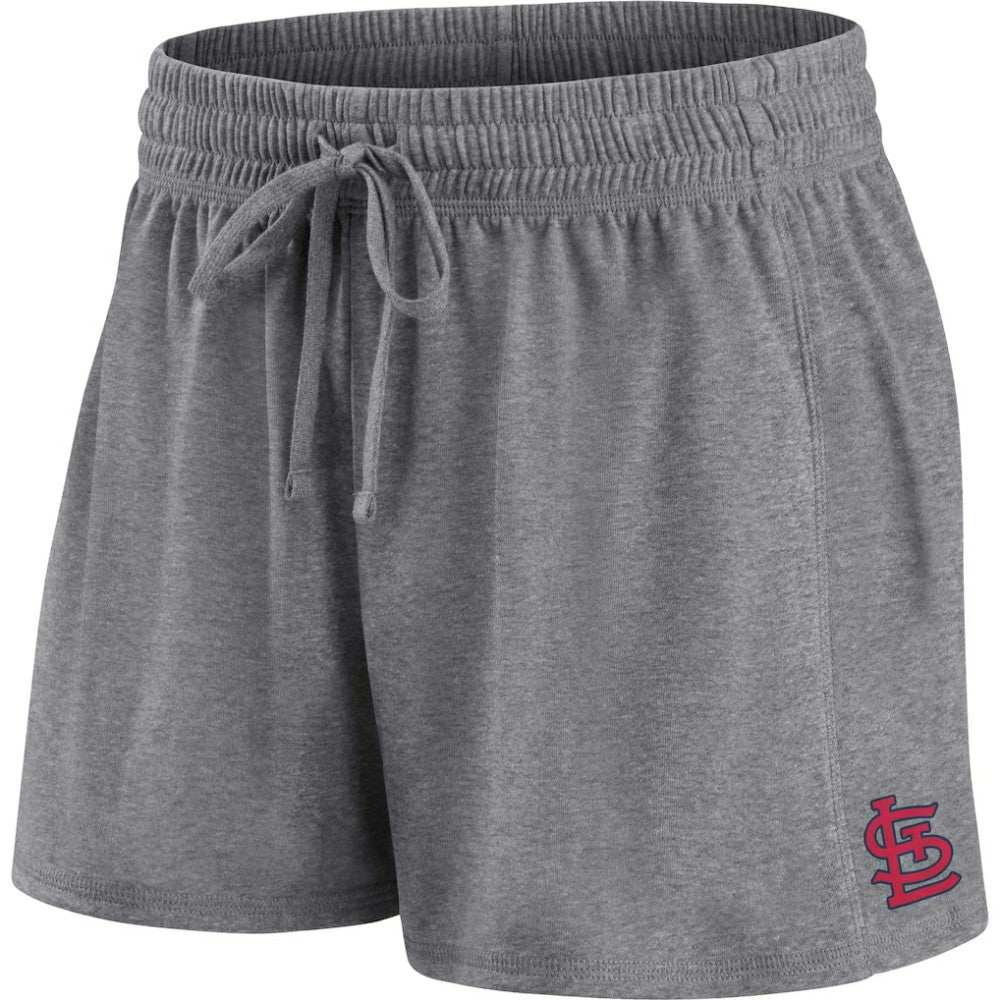 Red/Gray St. Louis Cardinals Fanatics Women's Script T-Shirt & Shorts Combo Set