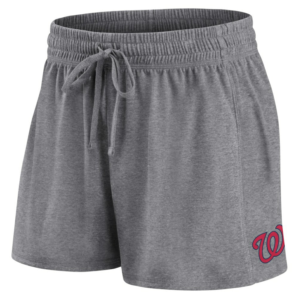 Red/Gray Washington Nationals Fanatics Women's Script T-Shirt & Shorts Combo Set