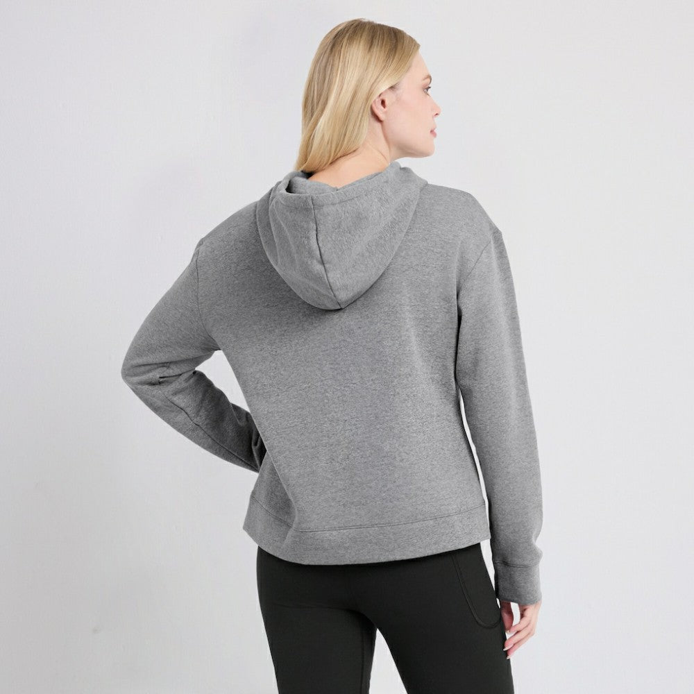 Heather Gray San Francisco Giants Fanatics Women's Script Favorite Lightweight Pullover Hoodie
