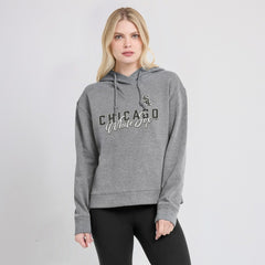 Heather Gray Chicago White Sox Fanatics Women's Script Favorite Lightweight Pullover Hoodie