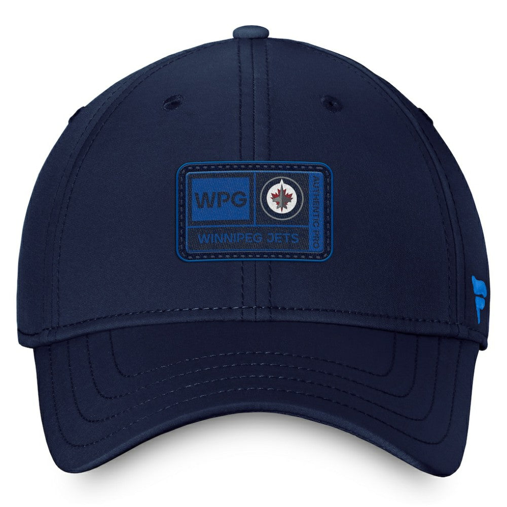NHL Winnipeg Jets Fanatics Authentic Pro Training Camp Flex Hat – Navy