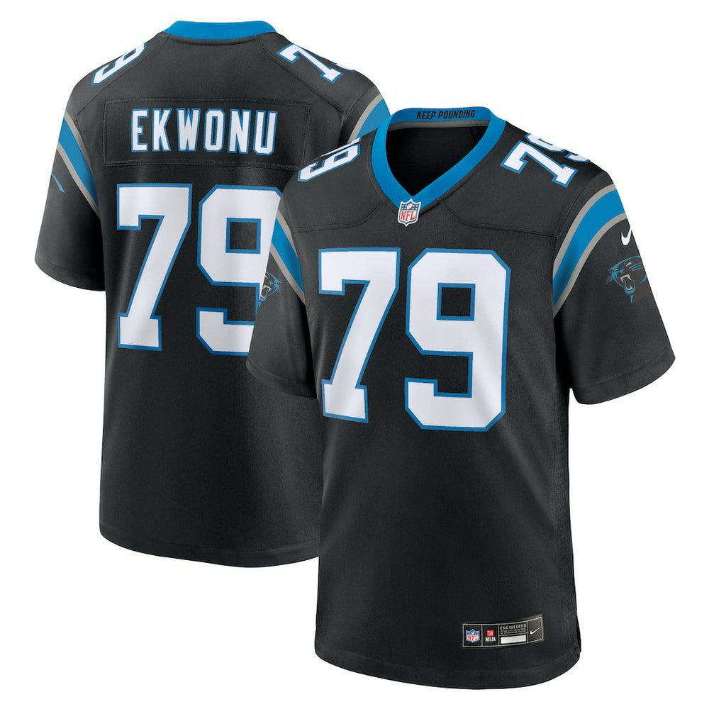 Ikem Ekwonu  Game Jersey - Carolina Panthers Jerseys