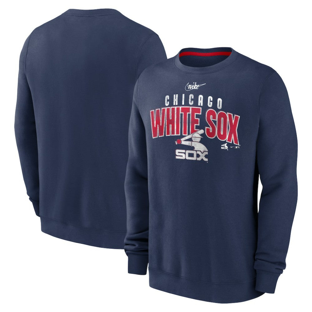 Navy Chicago White Sox Nike Cooperstown Collection Team Shout Out Pullover Sweatshirt