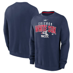 Navy Chicago White Sox Nike Cooperstown Collection Team Shout Out Pullover Sweatshirt