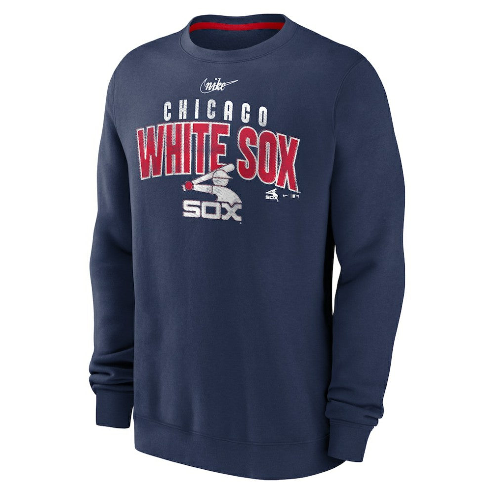 Navy Chicago White Sox Nike Cooperstown Collection Team Shout Out Pullover Sweatshirt