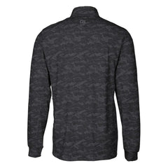 Black Baltimore Orioles Cutter & Buck Traverse Camo Print Stretch Quarter-Zip Pullover Top