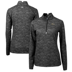 Cutter & Buck Women's Traverse Camo Print Stretch Quarter-Zip Pullover Top - Baltimore Ravens Pullover