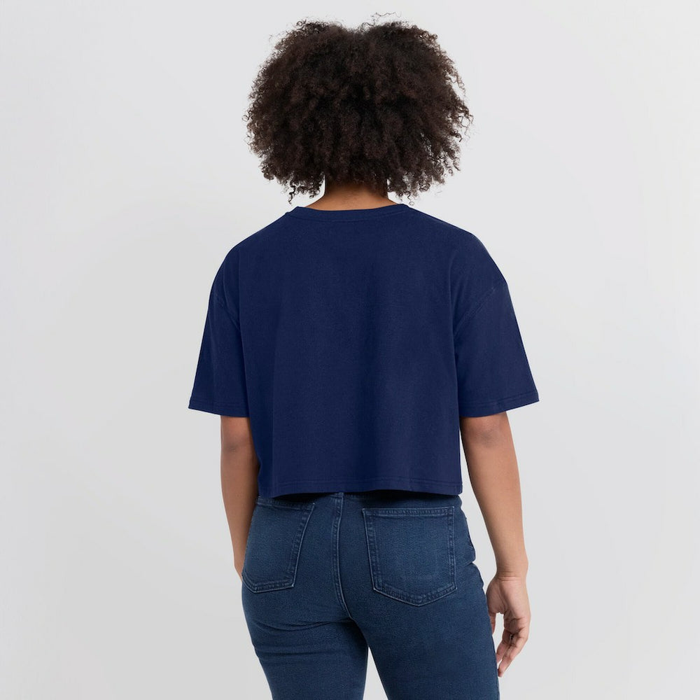 Women's Elements Super Soft Boxy Cropped T-Shirt - Chicago Bears T-shirts