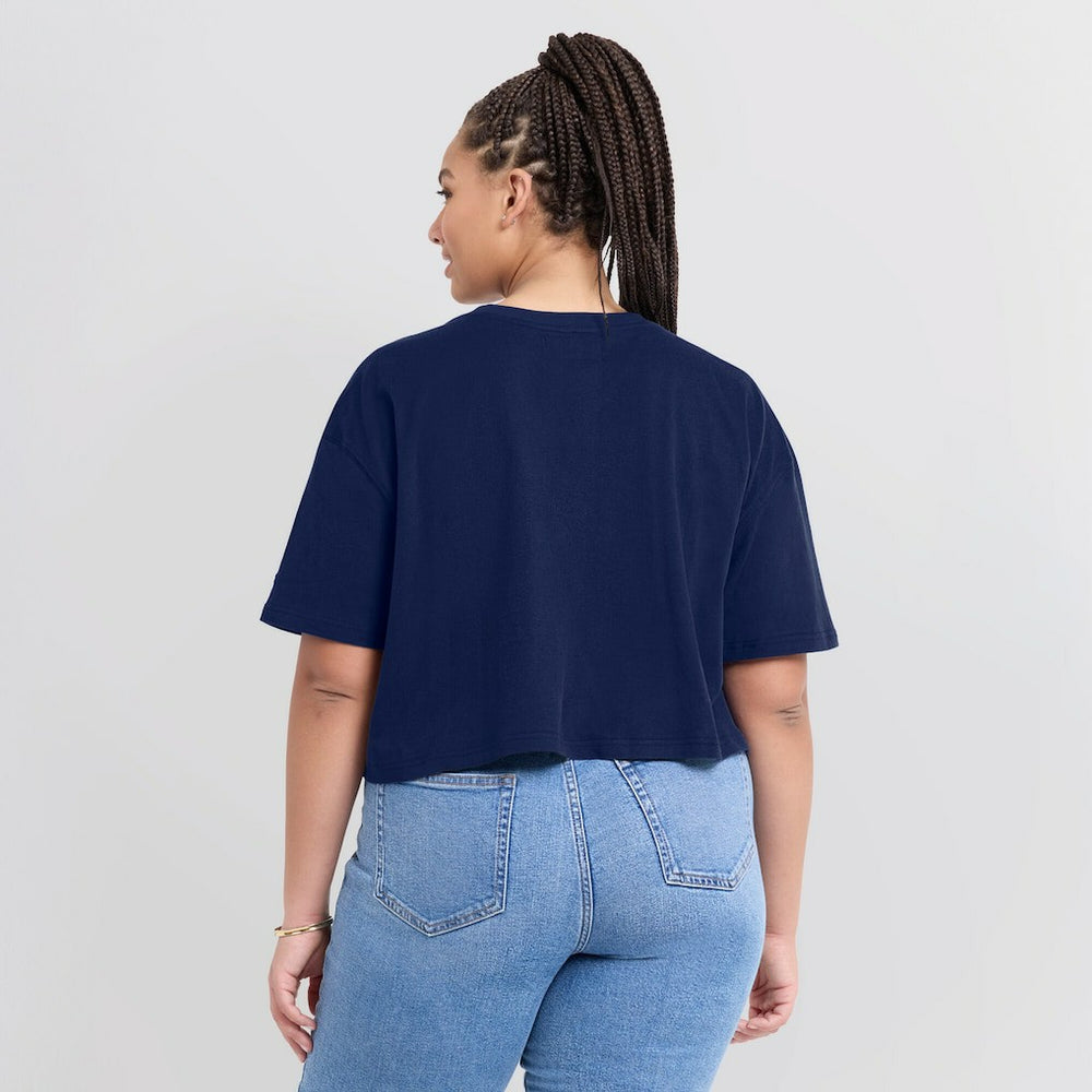 Women's Elements Super Soft Boxy Cropped T-Shirt - Chicago Bears T-shirts