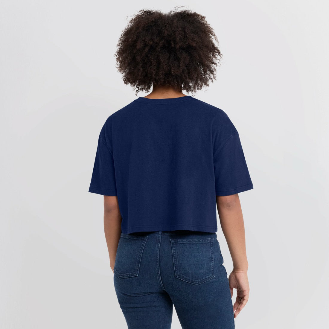 Women's Elements Super Soft Boxy Cropped T-Shirt - Denver Broncos T-shirts