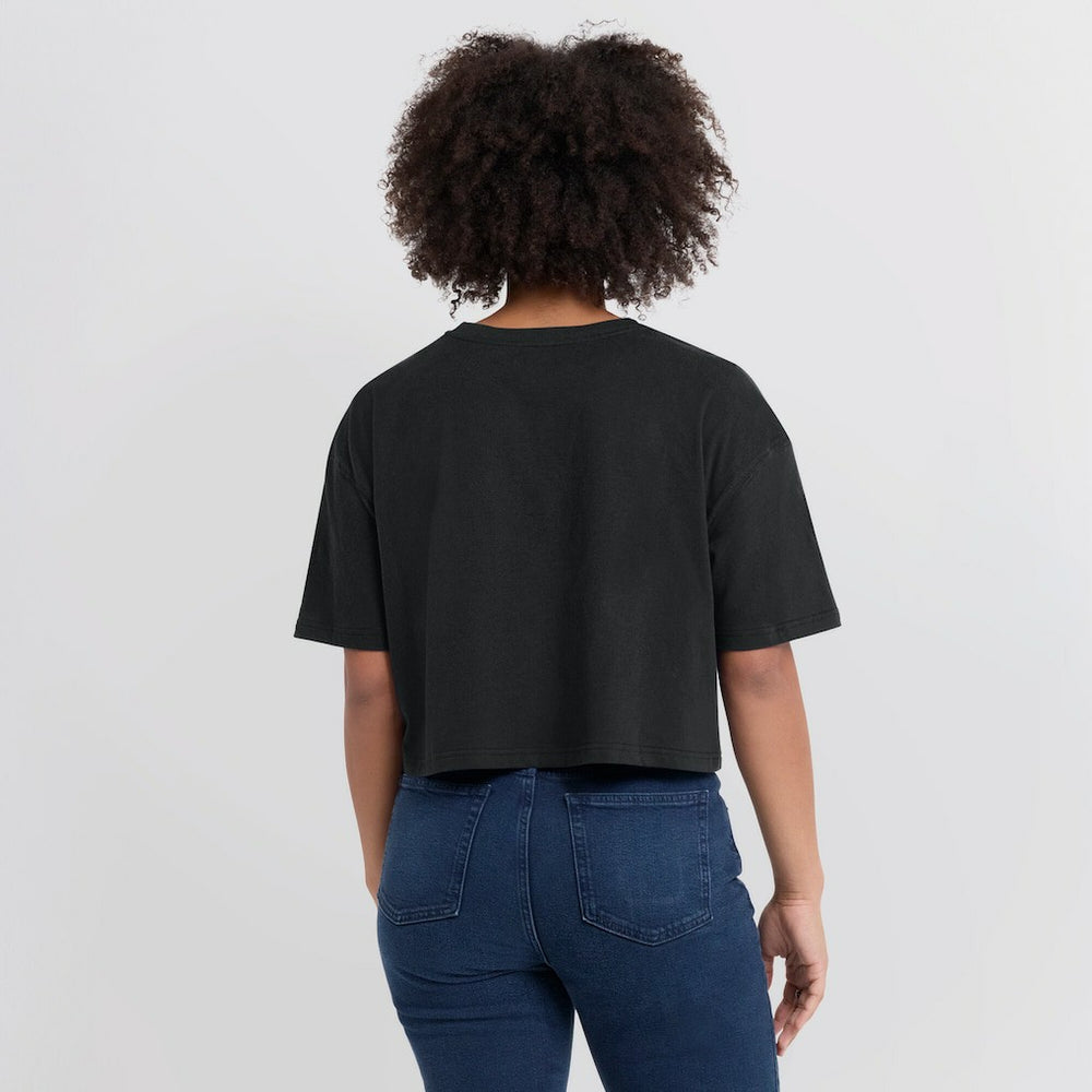 Women's Elements Super Soft Boxy Cropped T-Shirt - Pittsburgh Steelers T-shirts
