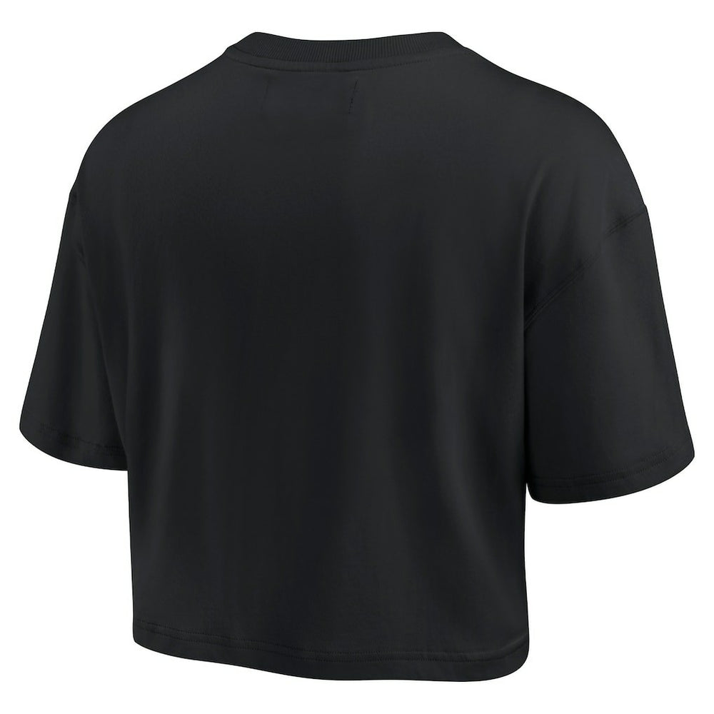 Women's Elements Super Soft Boxy Cropped T-Shirt - Las Vegas Raiders T-shirts