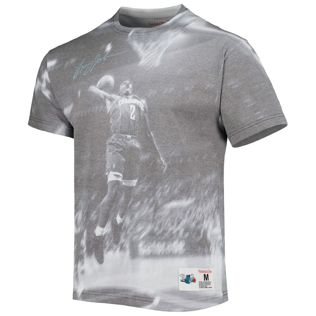 Mitchell & Ness Larry Johnson Charlotte Hornets Above The Rim T-Shirt