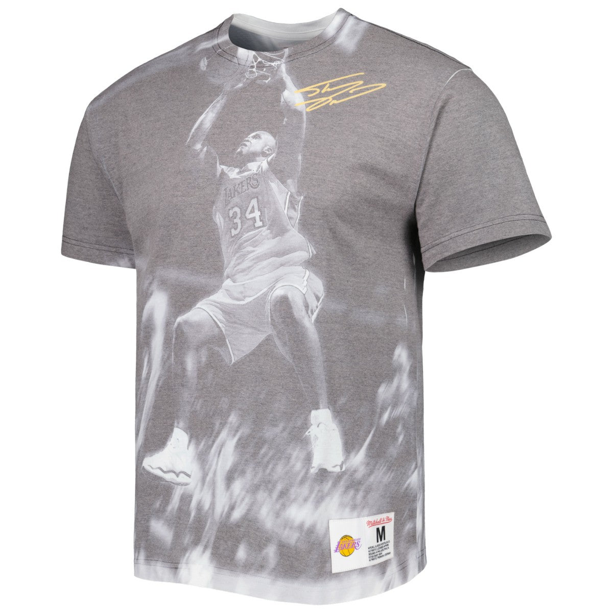 Mitchell & Ness Shaquille O'Neal Los Angeles Lakers Above The Rim T-Shirt