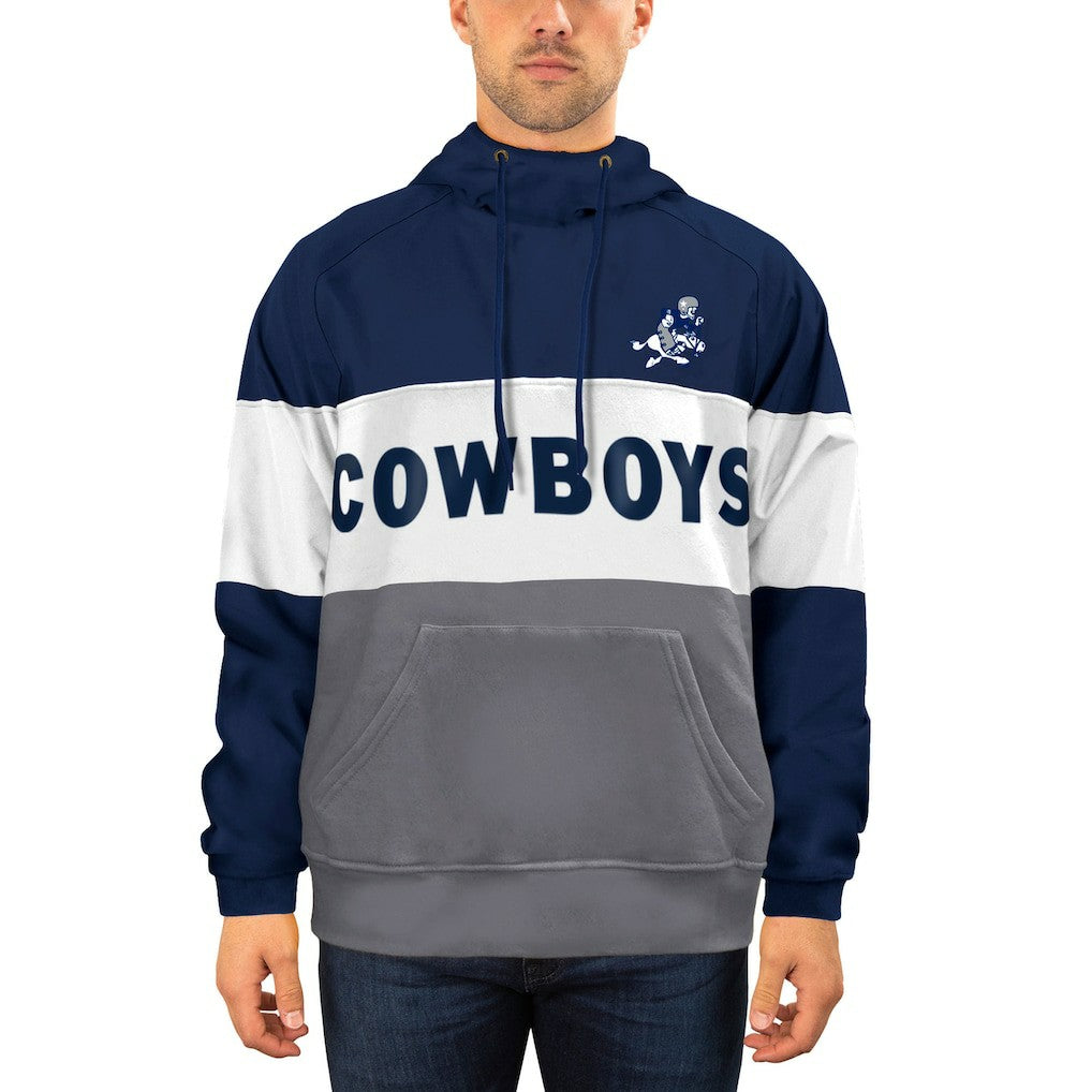 Fleece Retro Joe Pullover Hoodie - Dallas Cowboys Hoodies