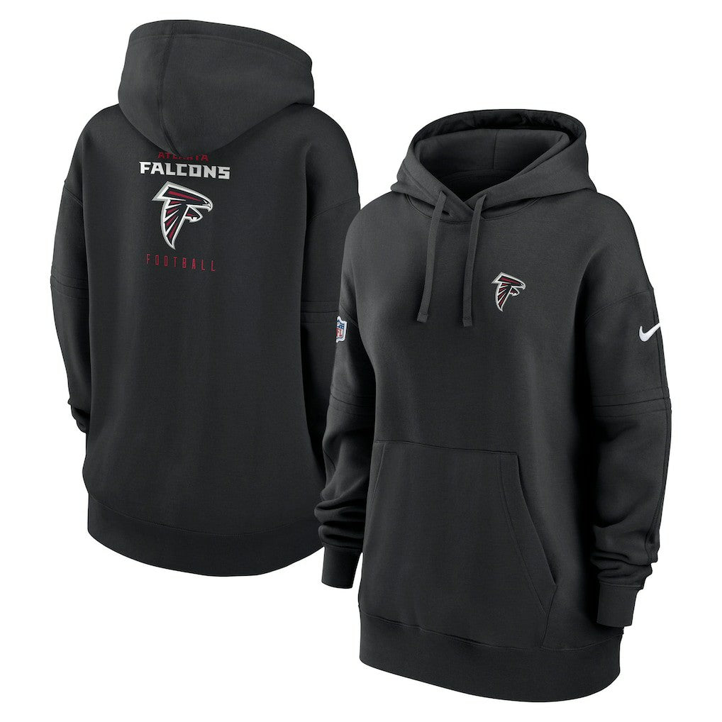 Women's 2023 Sideline Club Fleece Pullover Hoodie - Atlanta Falcons Hoodies