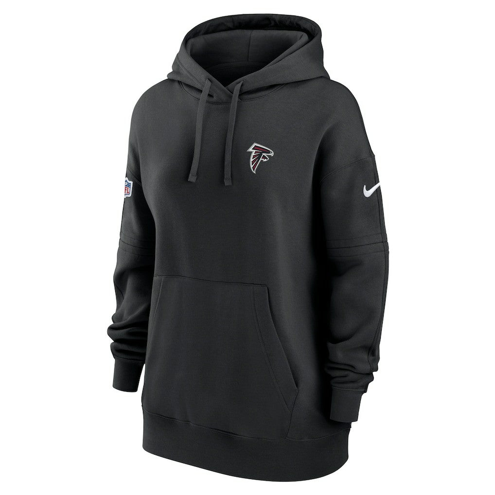 Women's 2023 Sideline Club Fleece Pullover Hoodie - Atlanta Falcons Hoodies