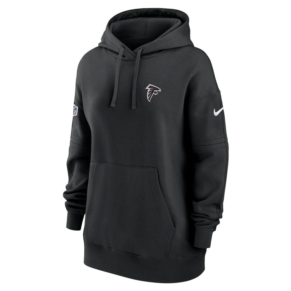Women's 2023 Sideline Club Fleece Pullover Hoodie - Atlanta Falcons Hoodies