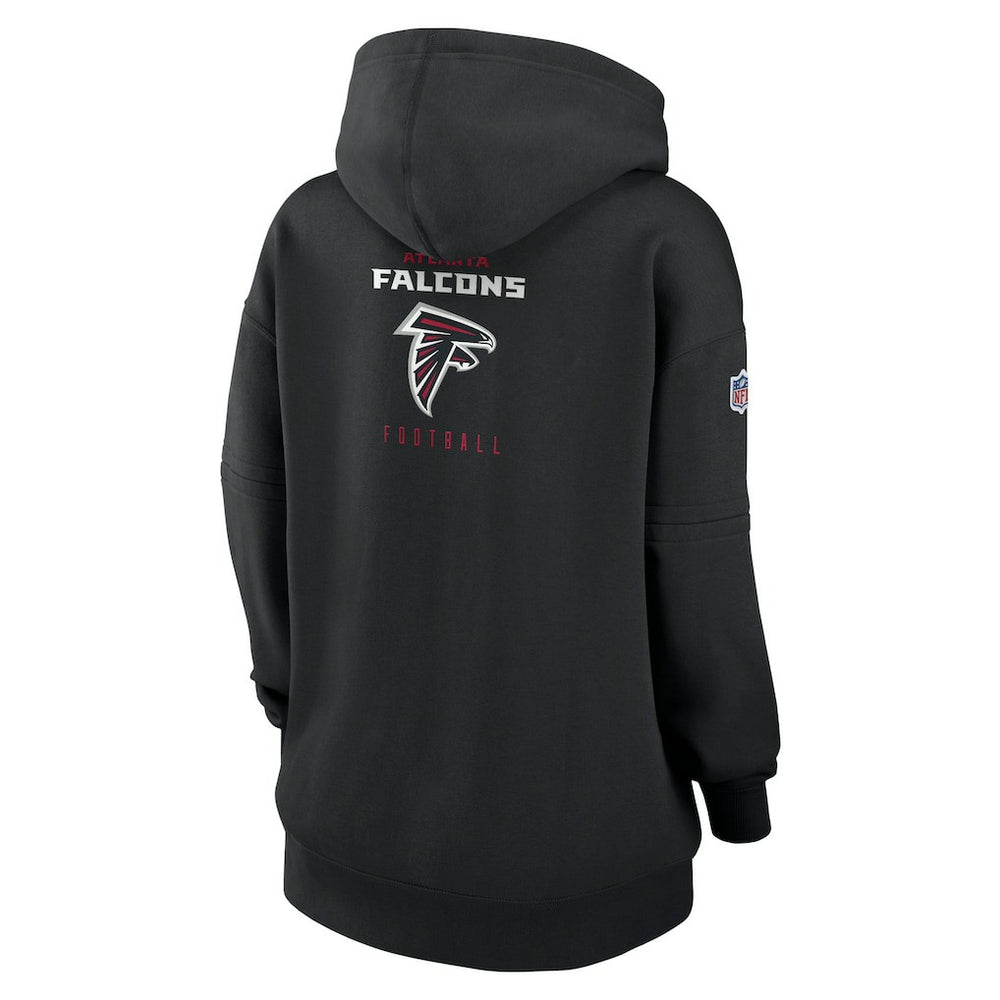 Women's 2023 Sideline Club Fleece Pullover Hoodie - Atlanta Falcons Hoodies