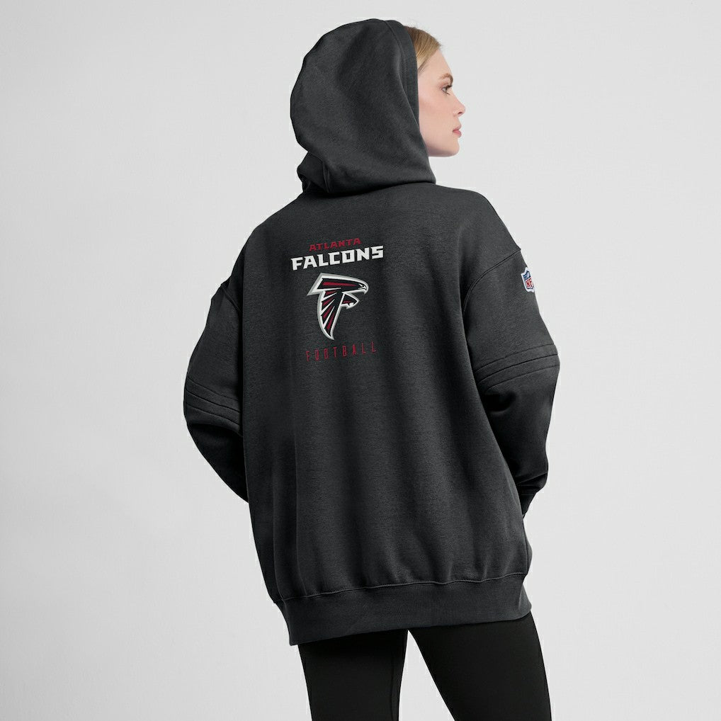 Women's 2023 Sideline Club Fleece Pullover Hoodie - Atlanta Falcons Hoodies