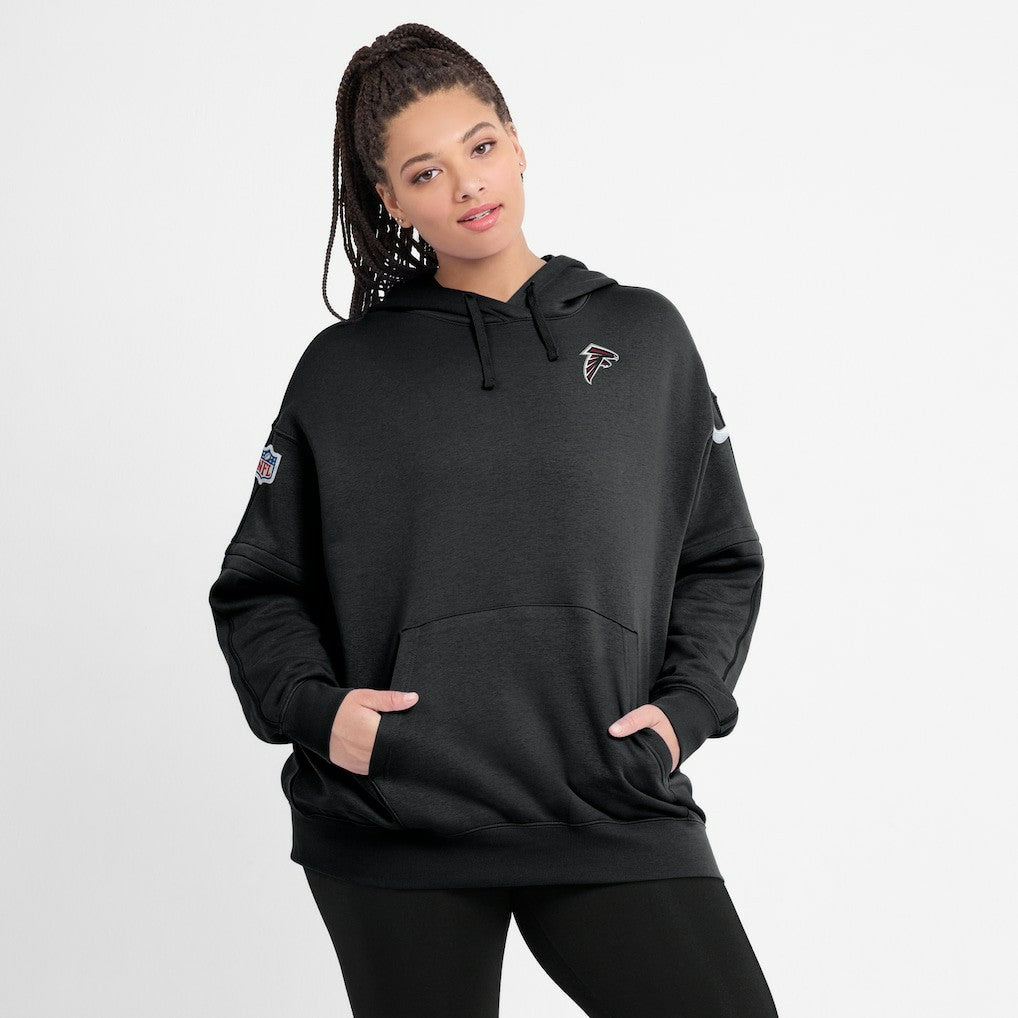Women's 2023 Sideline Club Fleece Pullover Hoodie - Atlanta Falcons Hoodies