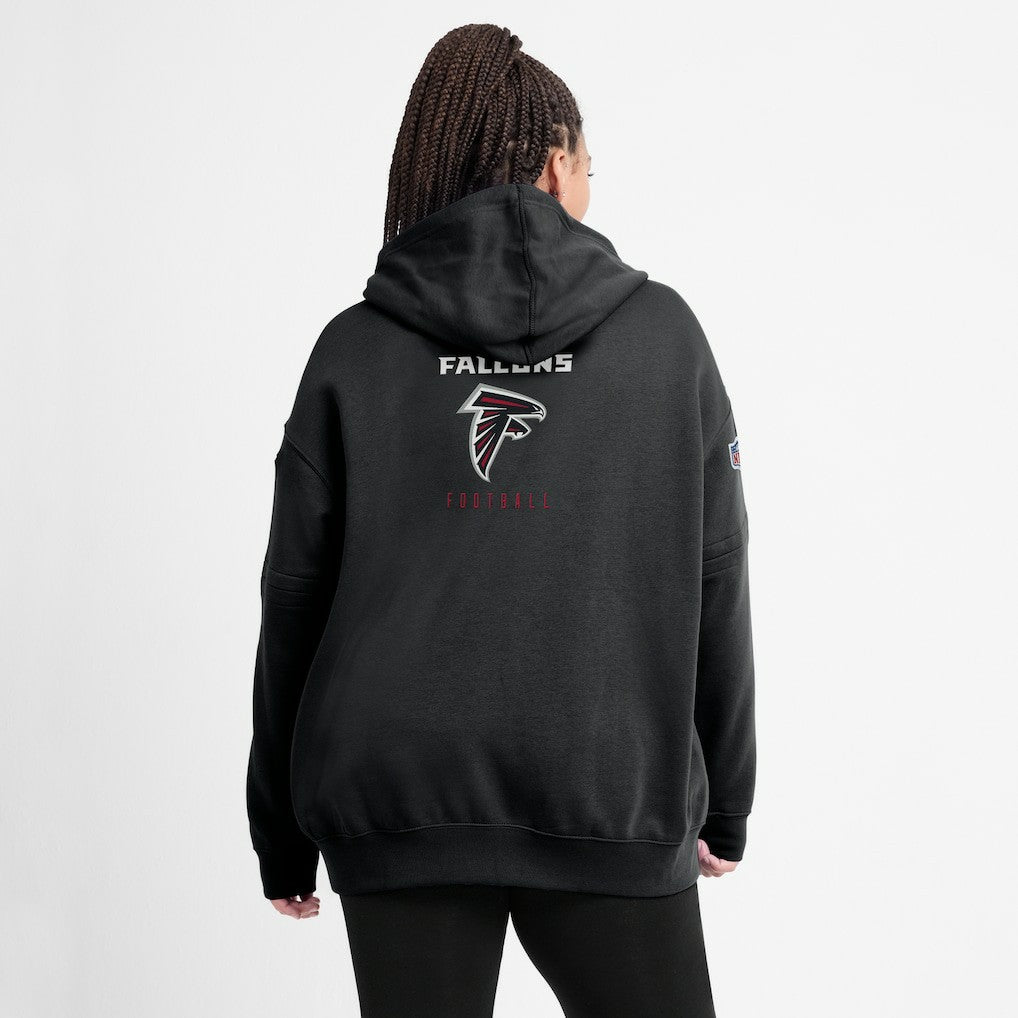 Women's 2023 Sideline Club Fleece Pullover Hoodie - Atlanta Falcons Hoodies
