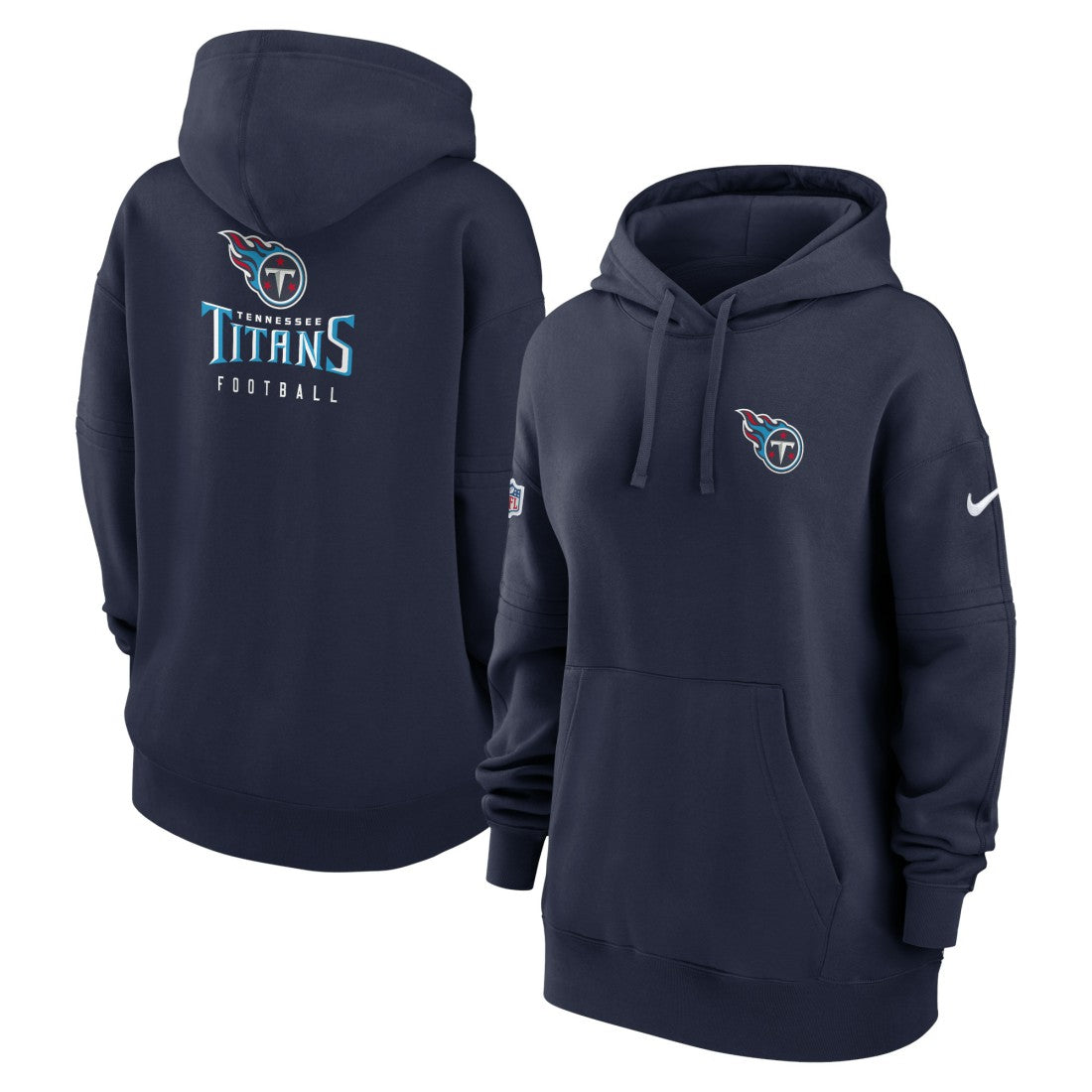 Women's 2023 Sideline Club Fleece Pullover Hoodie - Tennessee Titans Hoodies