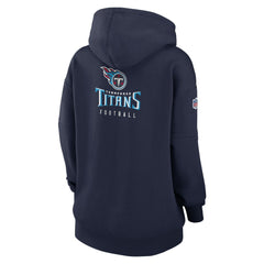 Women's 2023 Sideline Club Fleece Pullover Hoodie - Tennessee Titans Hoodies