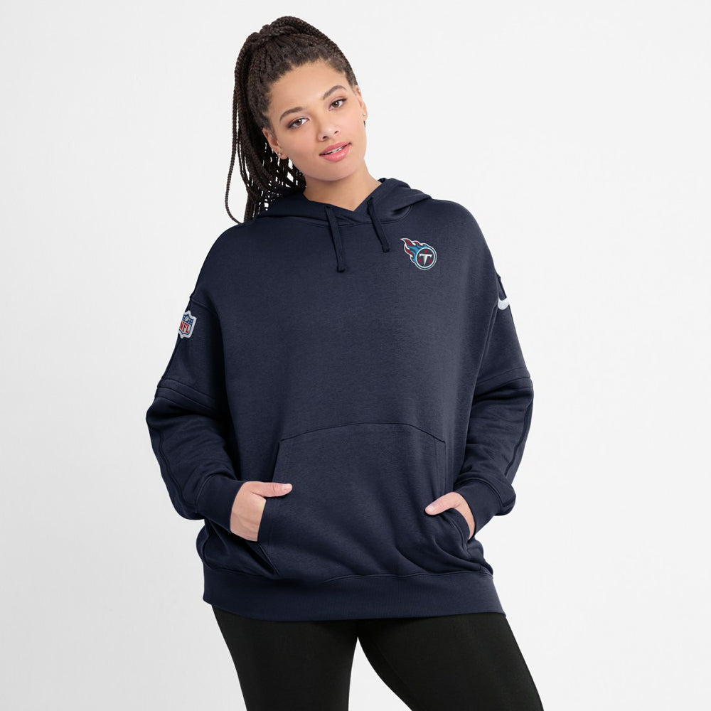 Women's 2023 Sideline Club Fleece Pullover Hoodie - Tennessee Titans Hoodies