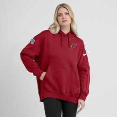 Women's 2023 Sideline Club Fleece Pullover Hoodie - Arizona Cardinals Hoodies