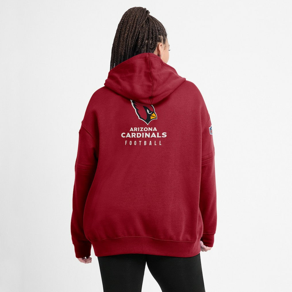 Women's 2023 Sideline Club Fleece Pullover Hoodie - Arizona Cardinals Hoodies