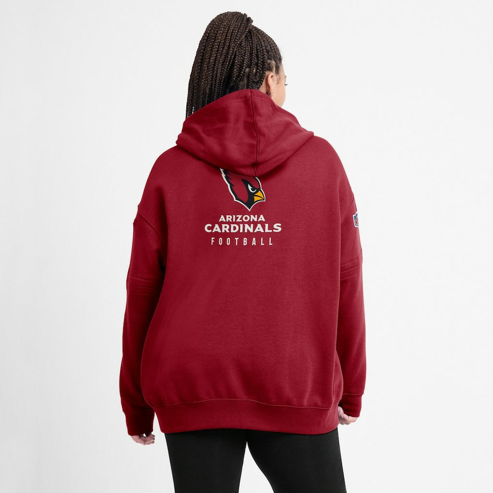 Women's 2023 Sideline Club Fleece Pullover Hoodie - Arizona Cardinals Hoodies
