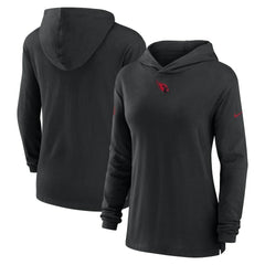 Women's Sideline Performance Long Sleeve Hoodie T-Shirt - Arizona Cardinals Hoodies