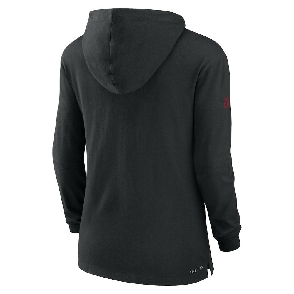 Women's Sideline Performance Long Sleeve Hoodie T-Shirt - Arizona Cardinals Hoodies