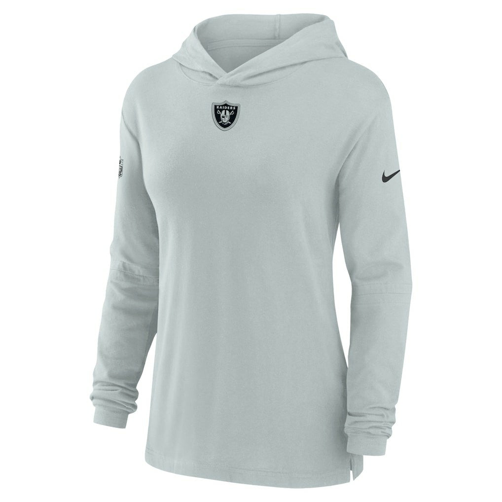 Women's Sideline Performance Long Sleeve Hoodie T-Shirt - Las Vegas Raiders Hoodies