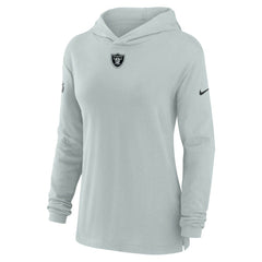 Women's Sideline Performance Long Sleeve Hoodie T-Shirt - Las Vegas Raiders Hoodies