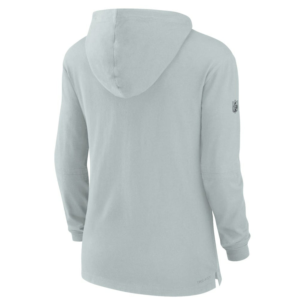 Women's Sideline Performance Long Sleeve Hoodie T-Shirt - Las Vegas Raiders Hoodies