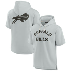 Unisex Elements Super Soft Fleece Short Sleeve Pullover Hoodie - Buffalo Bills Hoodies