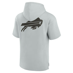 Unisex Elements Super Soft Fleece Short Sleeve Pullover Hoodie - Buffalo Bills Hoodies