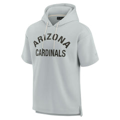 Unisex Elements Super Soft Fleece Short Sleeve Pullover Hoodie - Arizona Cardinals Hoodies