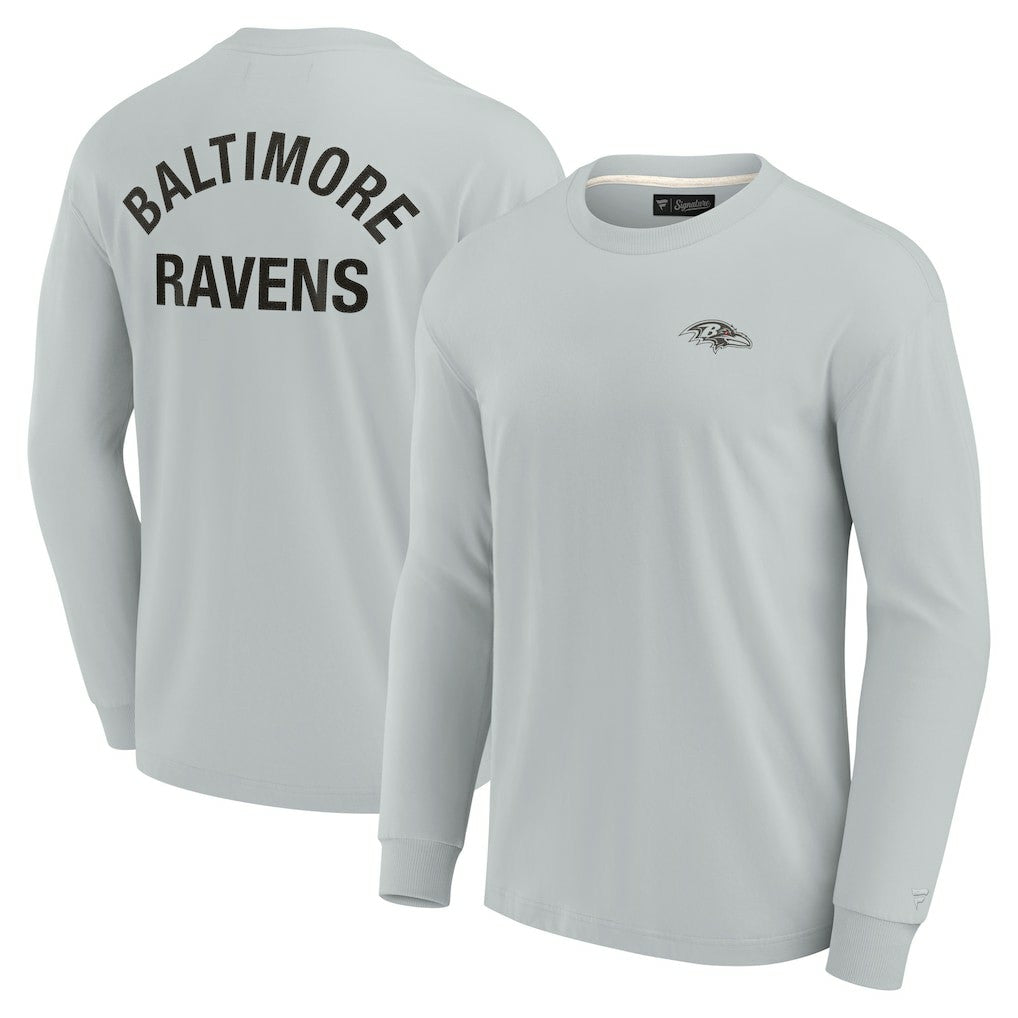 Unisex Elements Super Soft Long Sleeve T-Shirt - Baltimore Ravens T-shirts